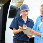 Driver Inspects Household Goods