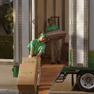 loading the moving truck